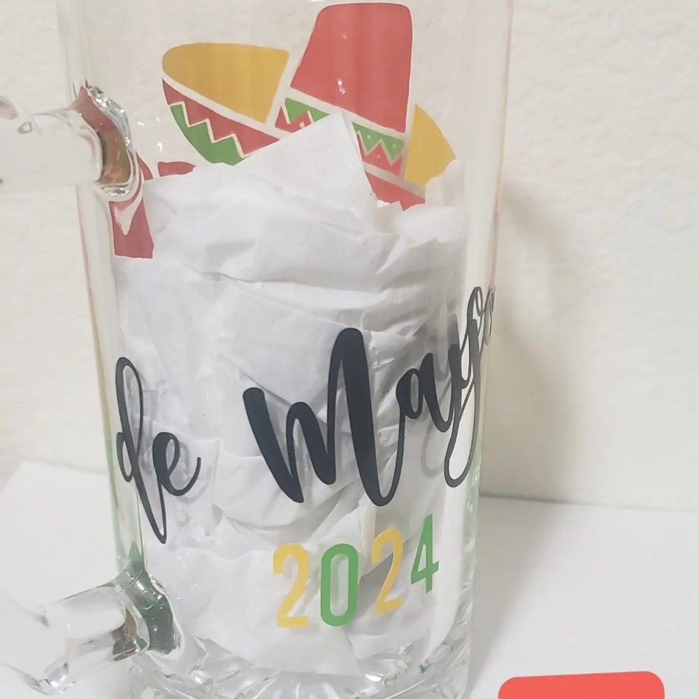 New handcrafted beer mug for cinco de mayo. Collectors edition 2024